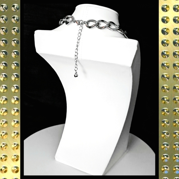 NWOT: Women's Thick Silver Chain - Picture 7 of 8